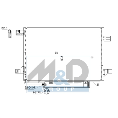 [991017] Kondensator, Klimaanlage