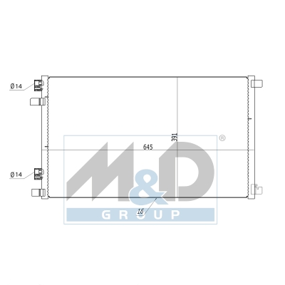 [991030] Condenseur, climatisation