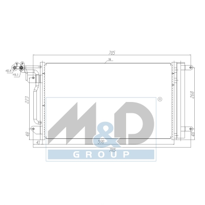 [991034] Kondensator, Klimaanlage