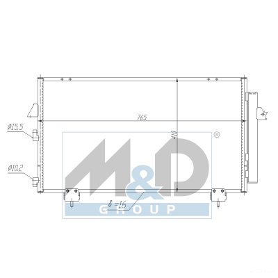 [991043] Kondensator, Klimaanlage