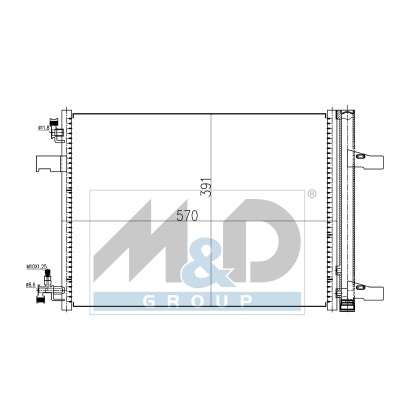 [991055] Kondensator, Klimaanlage