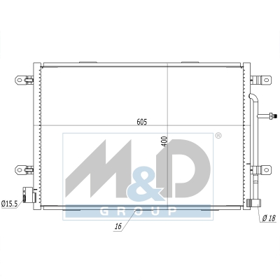 [991060] Kondensator, Klimaanlage