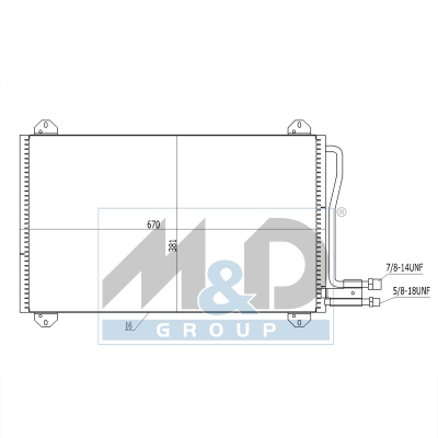 [991063] Kondensator, Klimaanlage