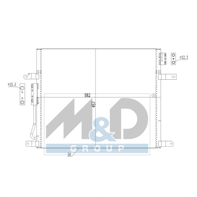 [991074] Kondensator, Klimaanlage