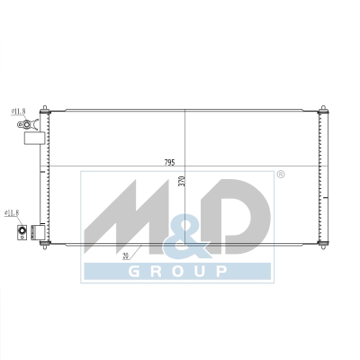 [991097] Kondensator, Klimaanlage
