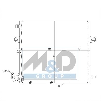 [991099] Kondensator, Klimaanlage