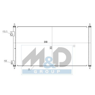 [991104] Condenseur, climatisation