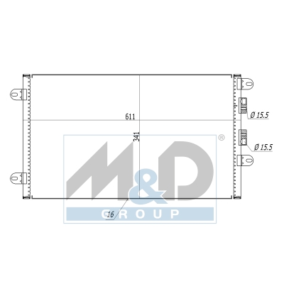[991106] Condenser, air conditioning