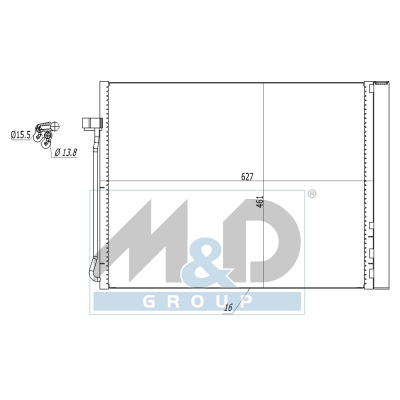 [991109] Kondensator, Klimaanlage