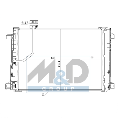 [991118] Kondensator, Klimaanlage
