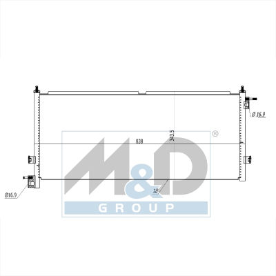 [991125] Kondensator, Klimaanlage