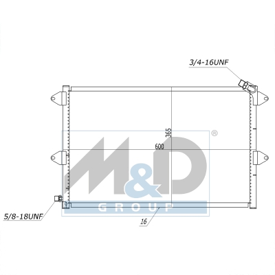[991133] Kondensator, Klimaanlage