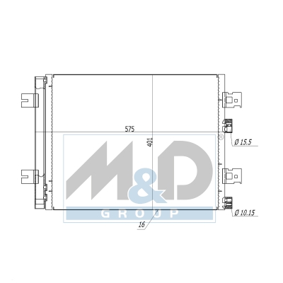 [991137] Kondensator, Klimaanlage