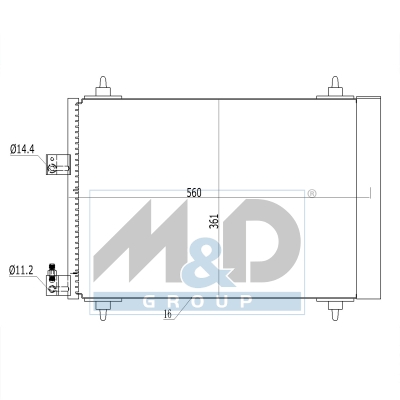 [991139] Kondensator, Klimaanlage
