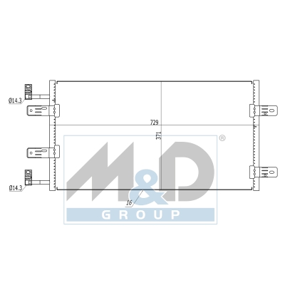 [991144] Kondensator, Klimaanlage