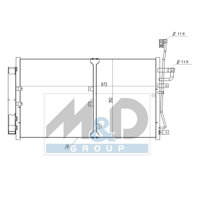 [991147] Kondensator, Klimaanlage
