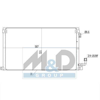 [991148] Kondensator, Klimaanlage