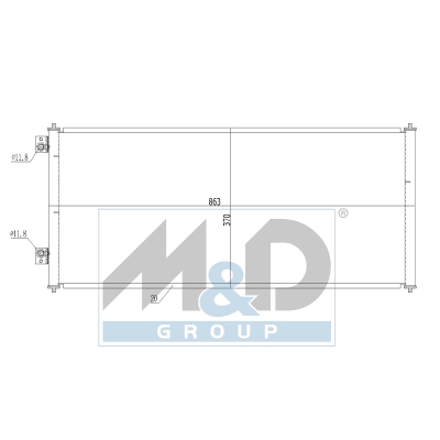 [991150] Kondensator, Klimaanlage