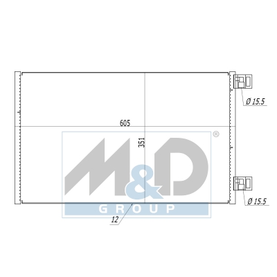[991154] Kondensator, Klimaanlage