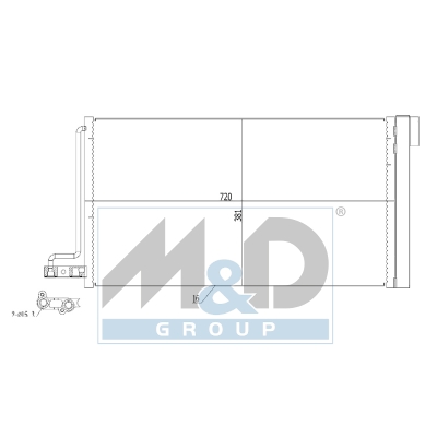 [991157] Kondensator, Klimaanlage