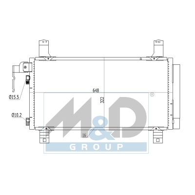 [991159] Kondensator, Klimaanlage