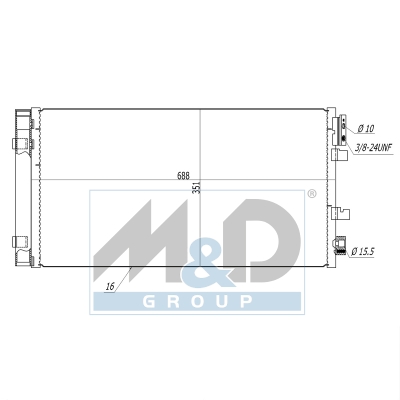 [991160] Kondensator, Klimaanlage
