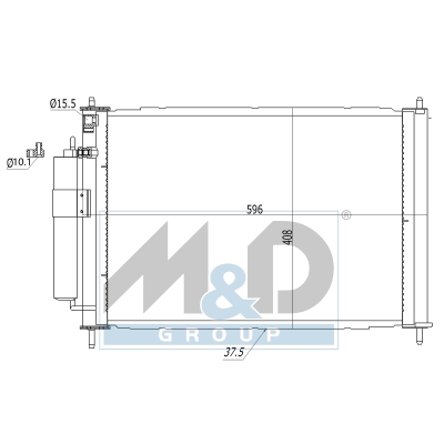 [991163] Kondensator, Klimaanlage