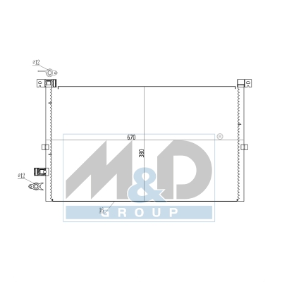 [991168] Kondensator, Klimaanlage