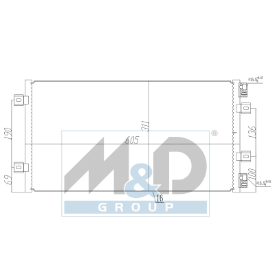 [991171] Kondensator, Klimaanlage
