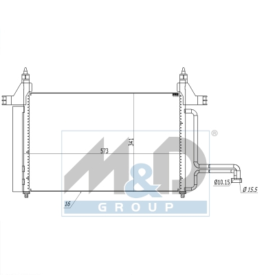 [991173] Kondensator, Klimaanlage