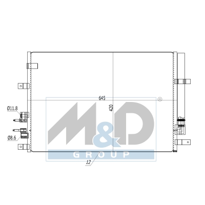 [991174] Kondensator, Klimaanlage
