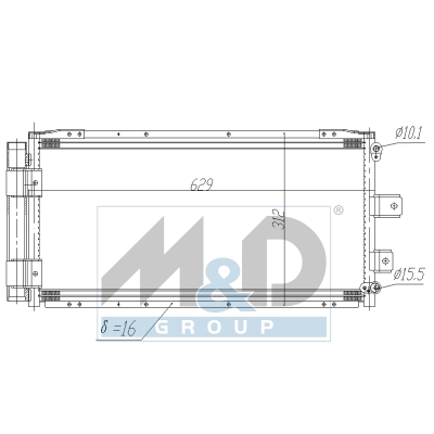 [991190] Kondensator, Klimaanlage