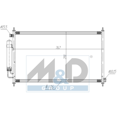 [991197] Kondensator, Klimaanlage