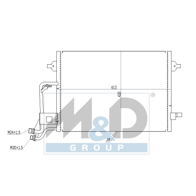 [991222] Kondensator, Klimaanlage