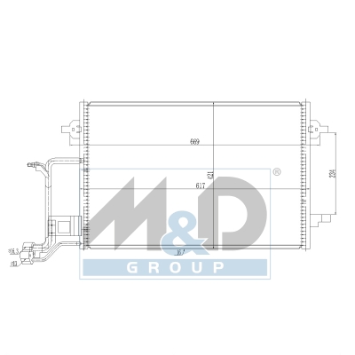 [991229] Kondensator, Klimaanlage