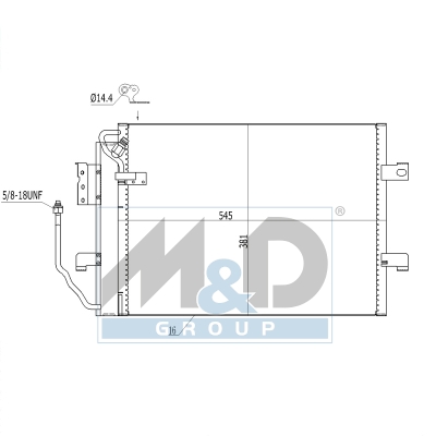 [991232] Condenseur, climatisation