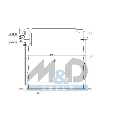[991245] Kondensator, Klimaanlage