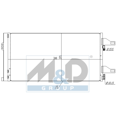 [991256] Kondensator, Klimaanlage