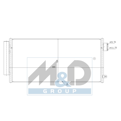 [991284] Kondensator, Klimaanlage