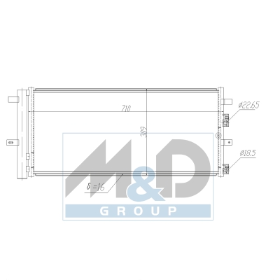 [991291] Kondensator, Klimaanlage