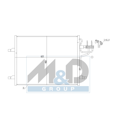 [991292] Condenseur, climatisation
