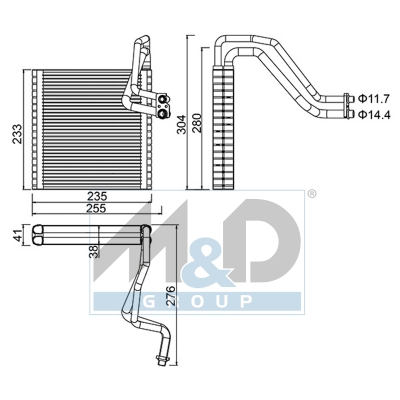 [997110] Verdampfer, Klimaanlage