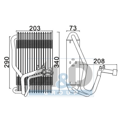 [997140] Verdampfer, Klimaanlage