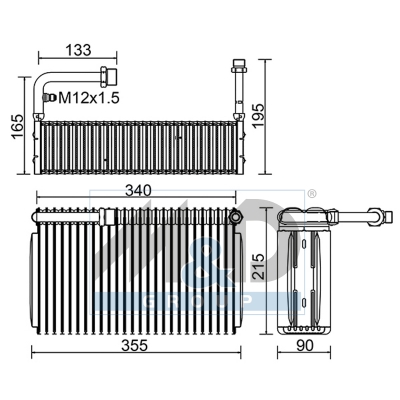[997141] Verdampfer, Klimaanlage