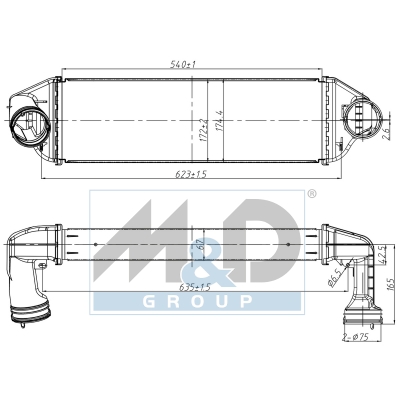 [995014] Intercooler, échangeur