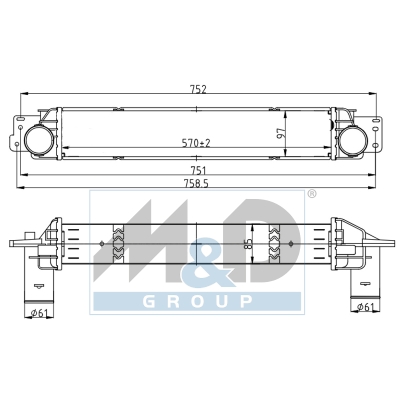 [995129] Intercooler, échangeur