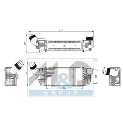 [995185] Intercooler, échangeur
