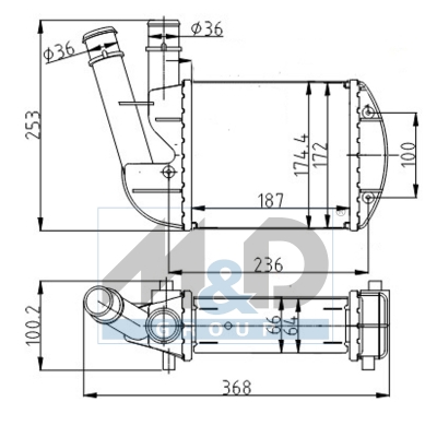 [995320] Intercooler, échangeur