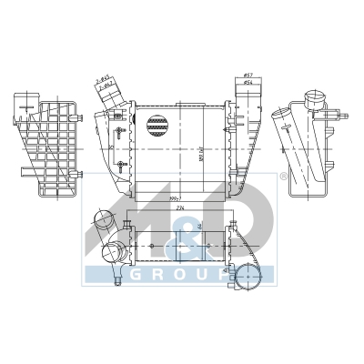 [995322] Intercooler, échangeur