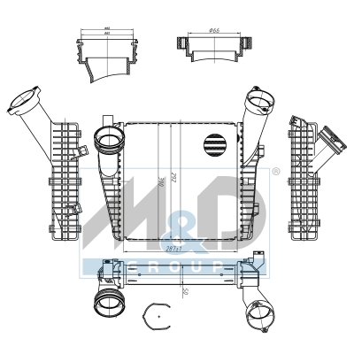[995328] Intercooler, échangeur